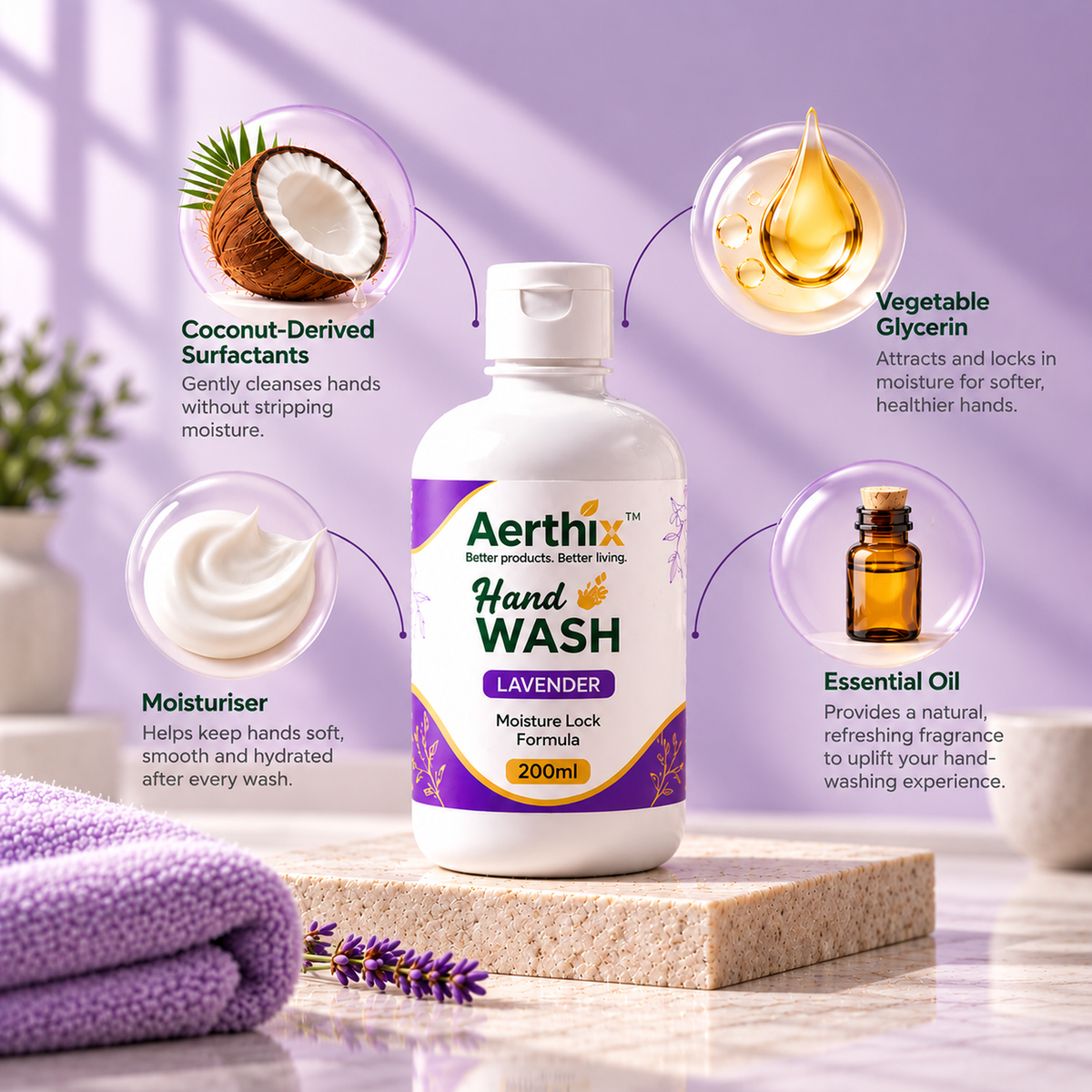 AERTHIX Hand Wash — Lavender