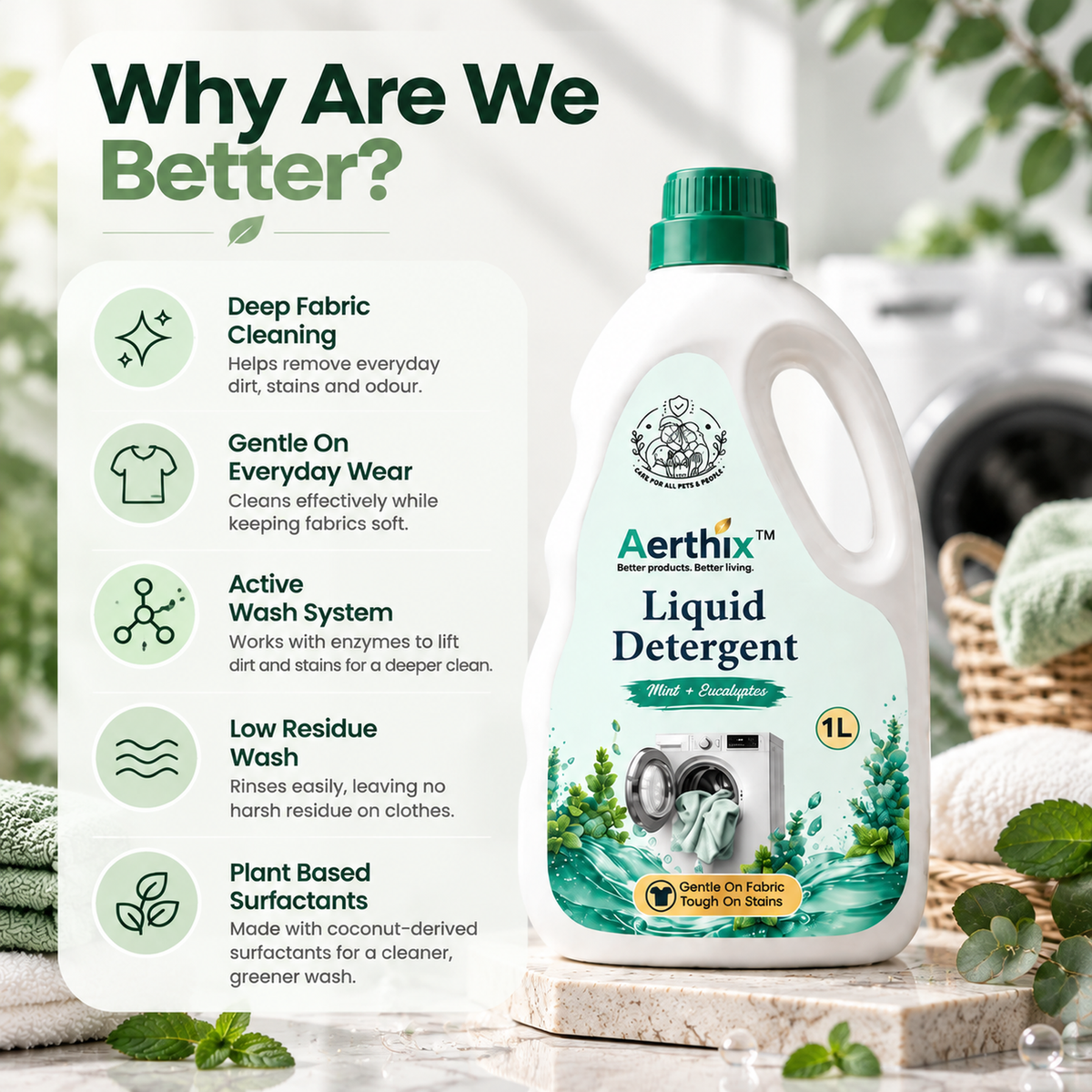 AERTHIX Laundry Liquid — Pink Blossom