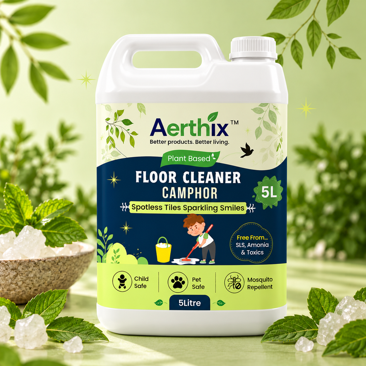 AERTHIX Floor Cleaner — Camphor