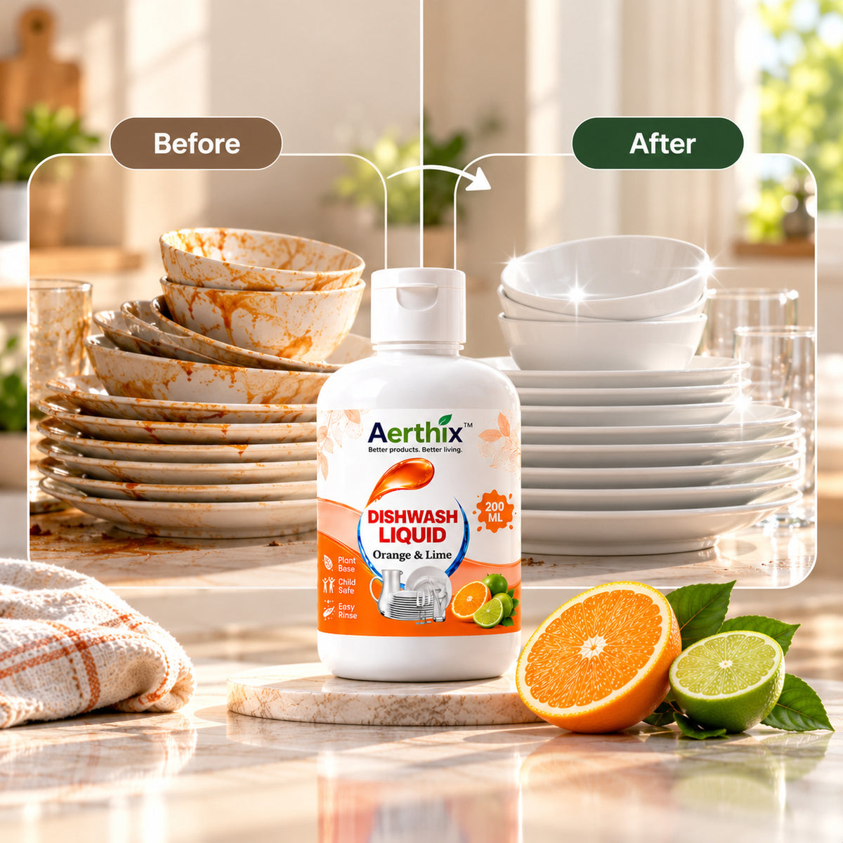 AERTHIX Dish Wash — Mint + Green Apple