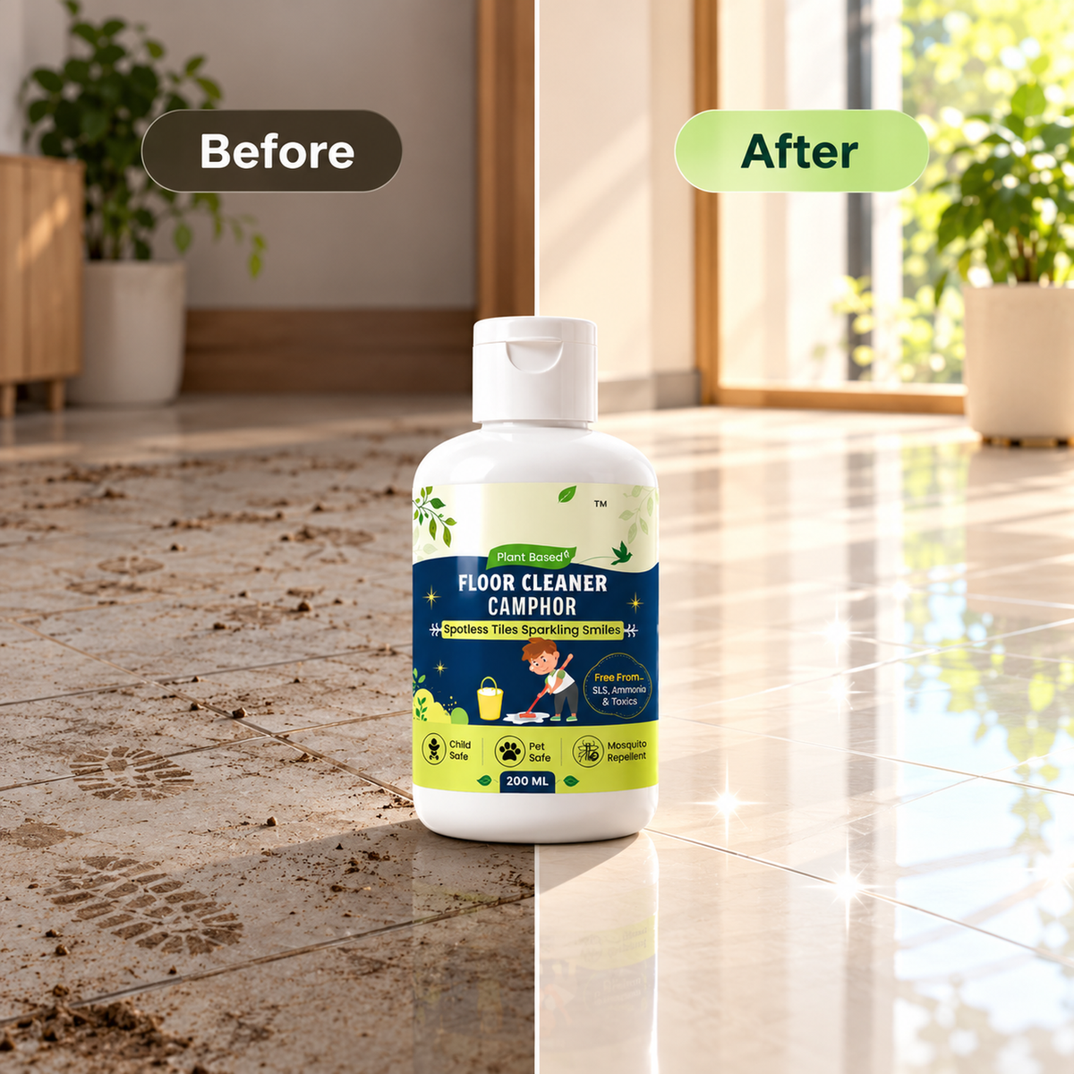 AERTHIX Floor Cleaner — Lemongrass + Citronella