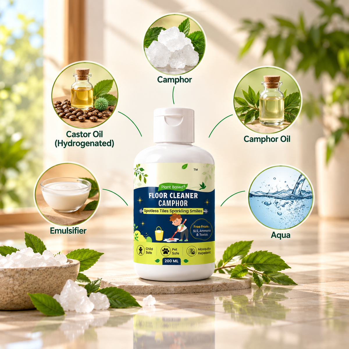 AERTHIX Floor Cleaner — Lemongrass + Citronella
