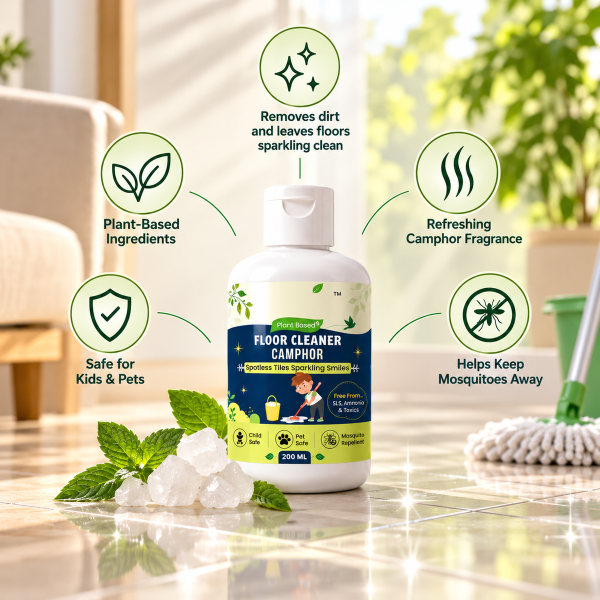 AERTHIX Floor Cleaner — Lemongrass + Citronella