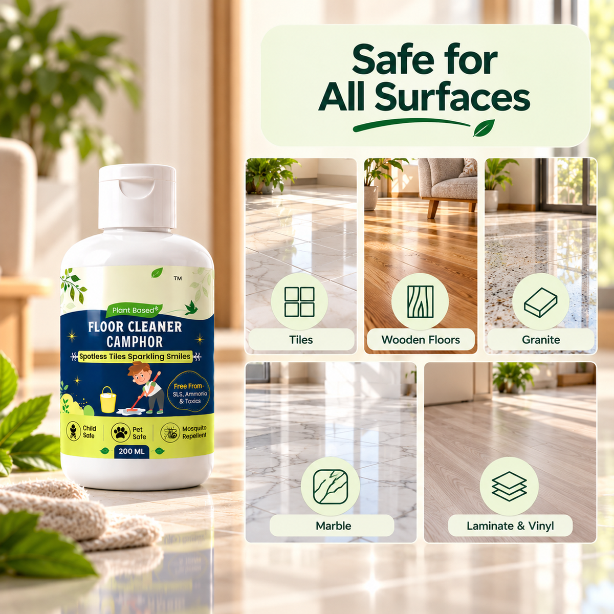AERTHIX Floor Cleaner — Lemongrass + Citronella