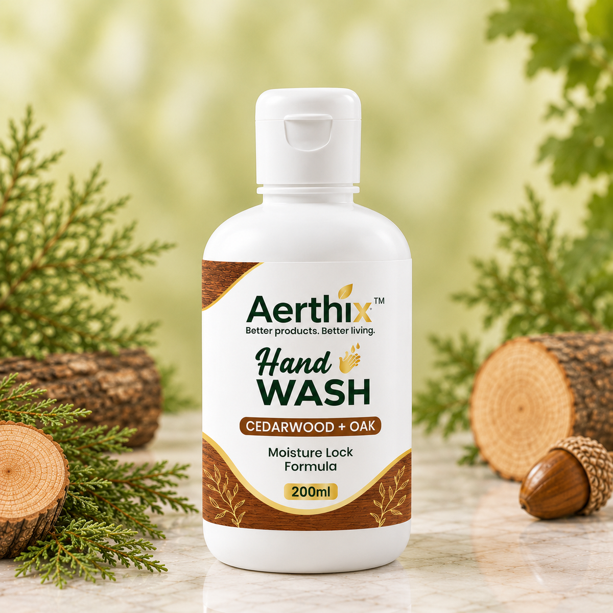 AERTHIX Hand Wash — Cedarwood + Oak