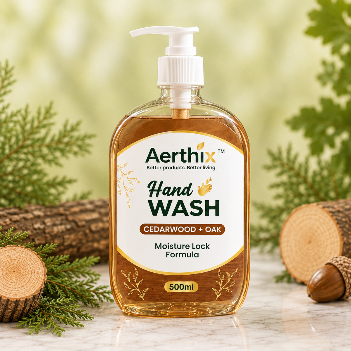 AERTHIX Hand Wash — Cedarwood + Oak