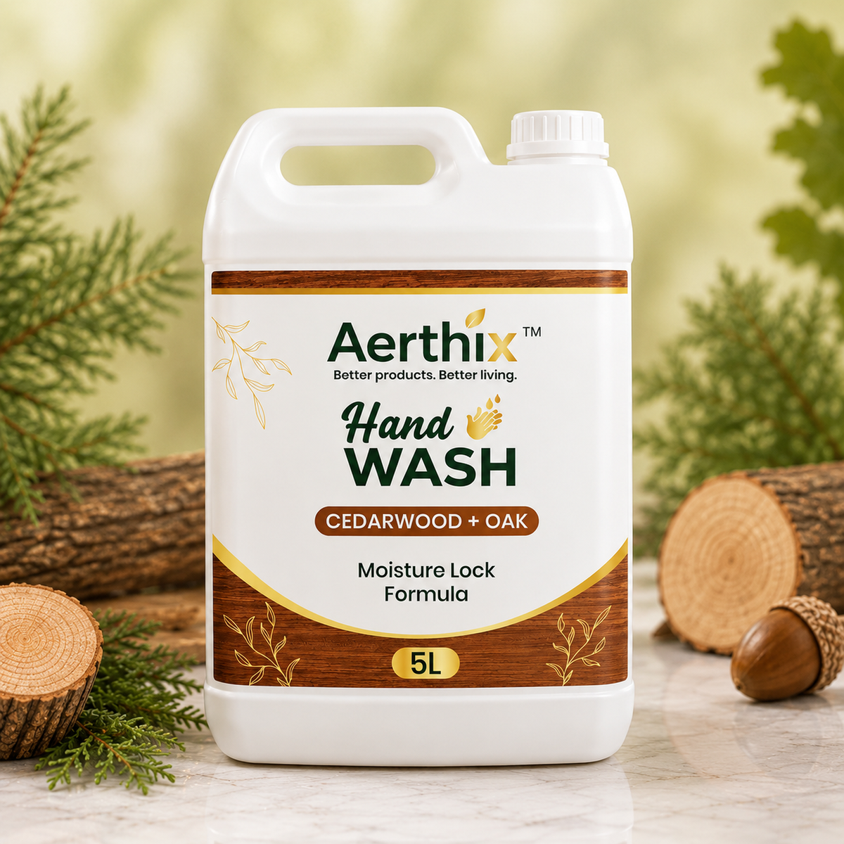 AERTHIX Hand Wash — Cedarwood + Oak