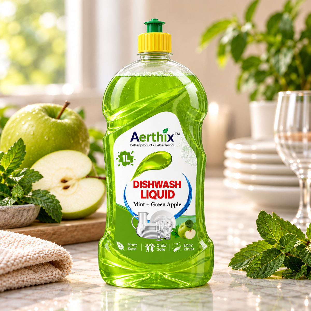 AERTHIX Dish Wash — Mint + Green Apple
