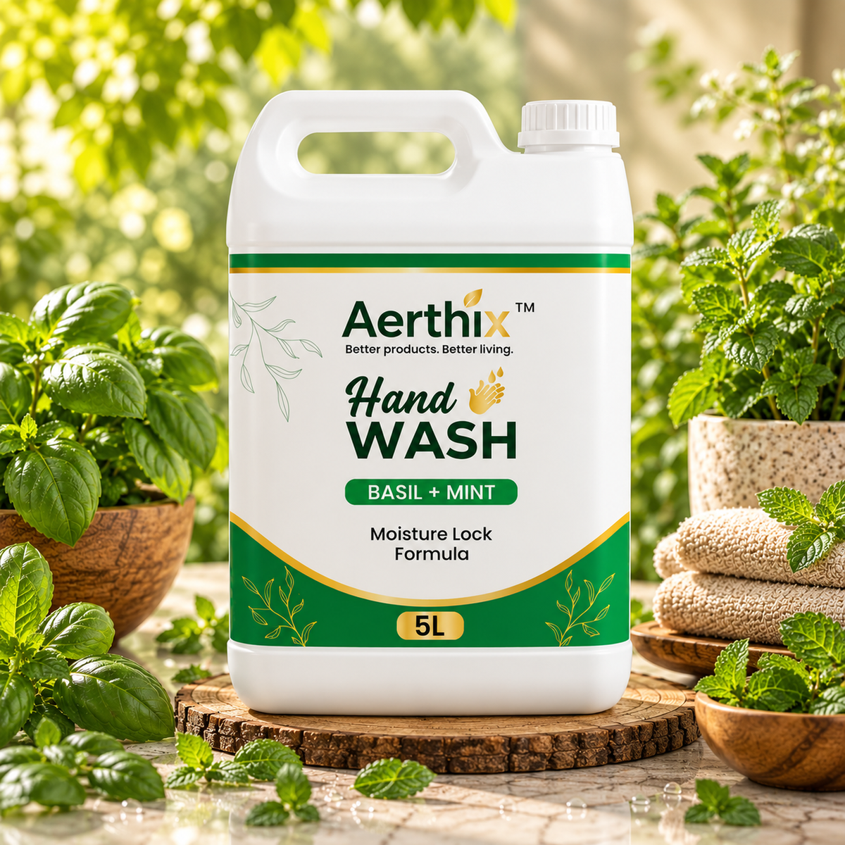AERTHIX Hand Wash — Basil + Mint