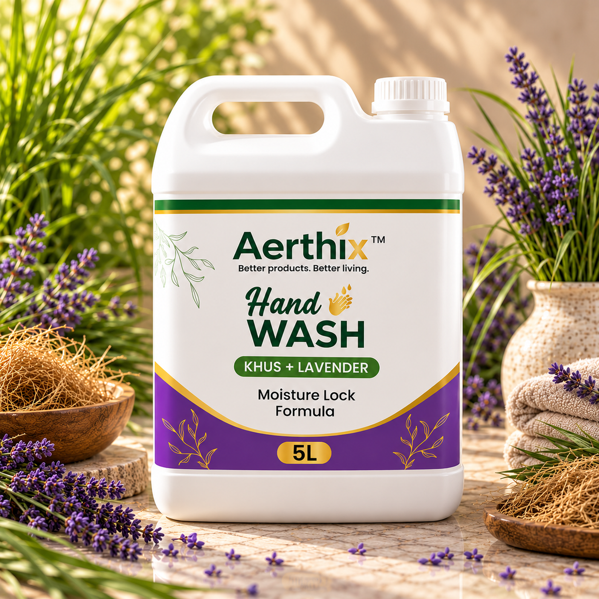 AERTHIX Hand Wash — Khus + Lavender