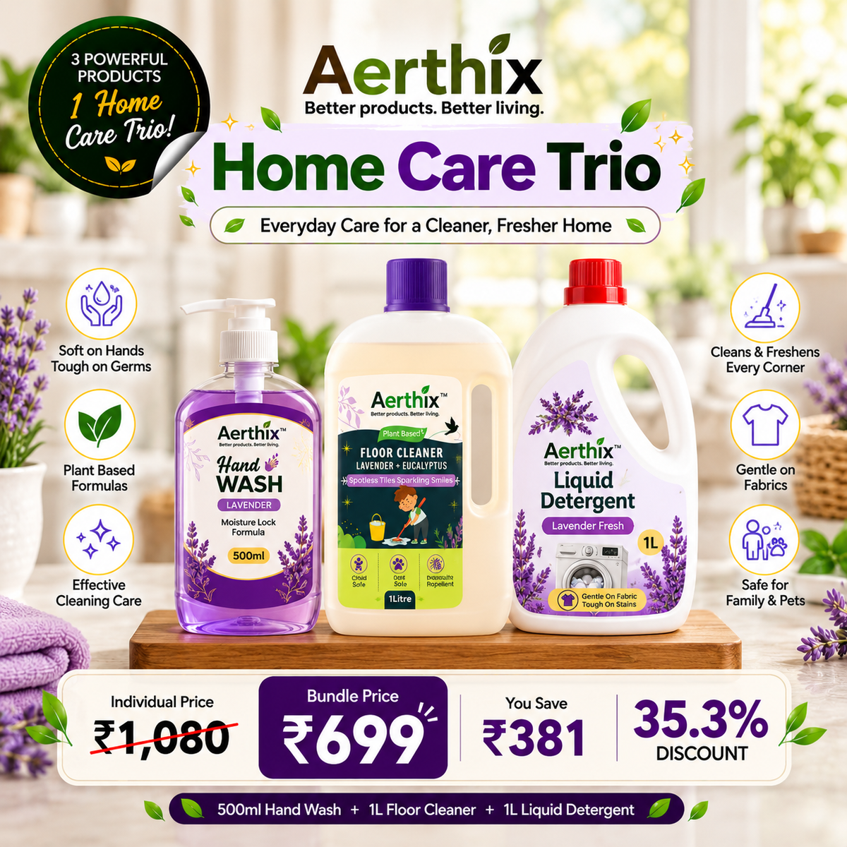 AERTHIX Home Care Trio
