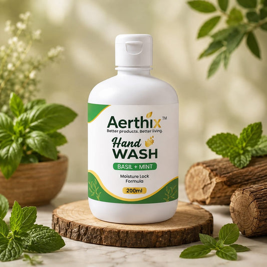 Aerthix - Hand Wash Basil + Mint | Moisture Lock Formula